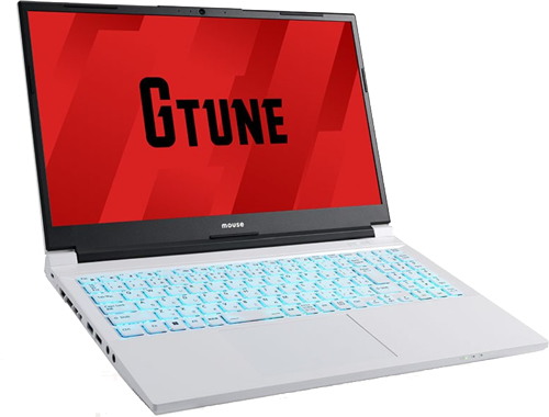 マウスコンピューターのG-TUNE-P5-I7G60WT-B（ホワイト）の本体の外観_500透過2