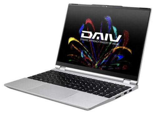 マウスコンピューターのクリエイター向けモデル「DAIV Z4-I7I01SR-B」の本体の外観