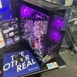 ★秋葉原のガレリアラウンジに展示されているぶいすぽっ！コラボモデルの外観