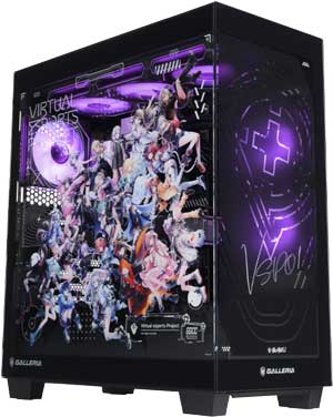 ぶいすぽっ!ガレリアコラボゲーミングデスクトップPCの本体外観_300