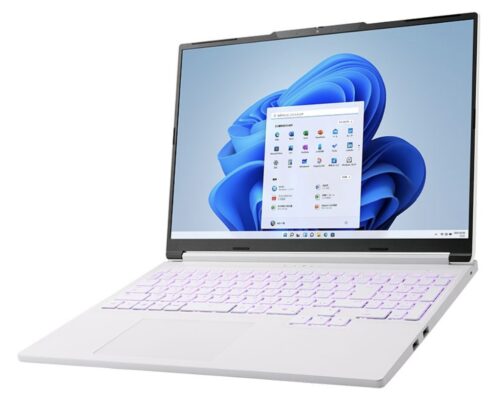 マウスコンピューターのNEXTGEAR J6-A7G60WT-B（ホワイト）の本体の外観