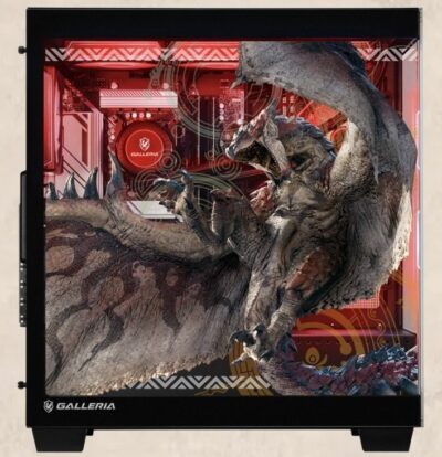 ★GALLERIA モンスターハンターワイルズ コラボモデルの本体の外観_サイドビュー
