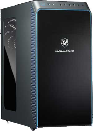 GALLERIA-XA7C-R47-283プロ-ストレイライト-コラボモデルの本体の外観