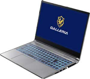 GALLERIA-XL7C-R45-283プロ-ストレイライト-コラボモデルの本体の外観