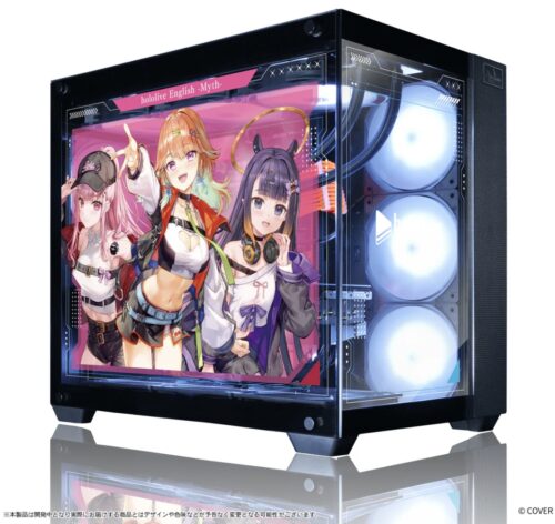 『hololive English』×「Astromeda」コラボゲーミングPC【Myth】AMD特選モデル_カラー：ブラック