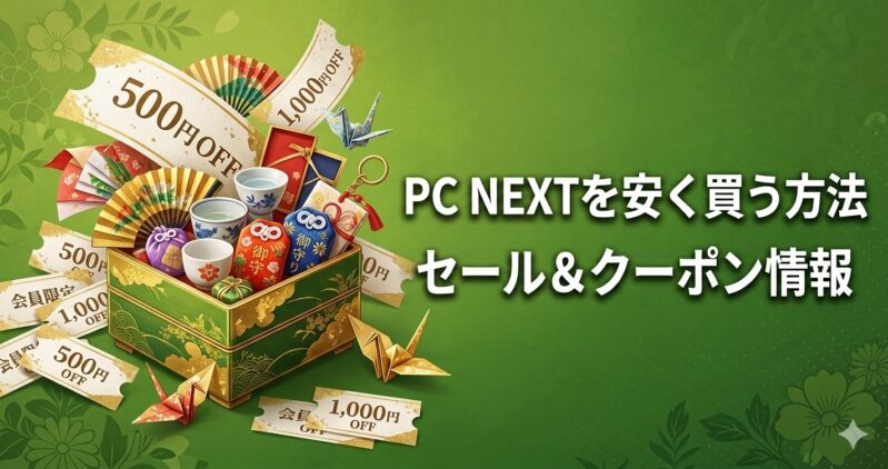 PC-NEXTを安く買う方法-セール＆クーポン情報