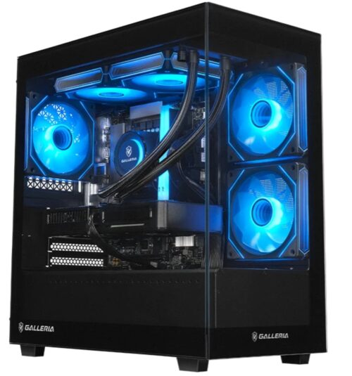 GALLERIA FPR7M-R56T16G-BCLの本体の外観