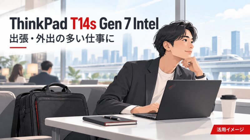 ★見出し19_ThinkPad T14s Gen 7 Intelと出張・外出